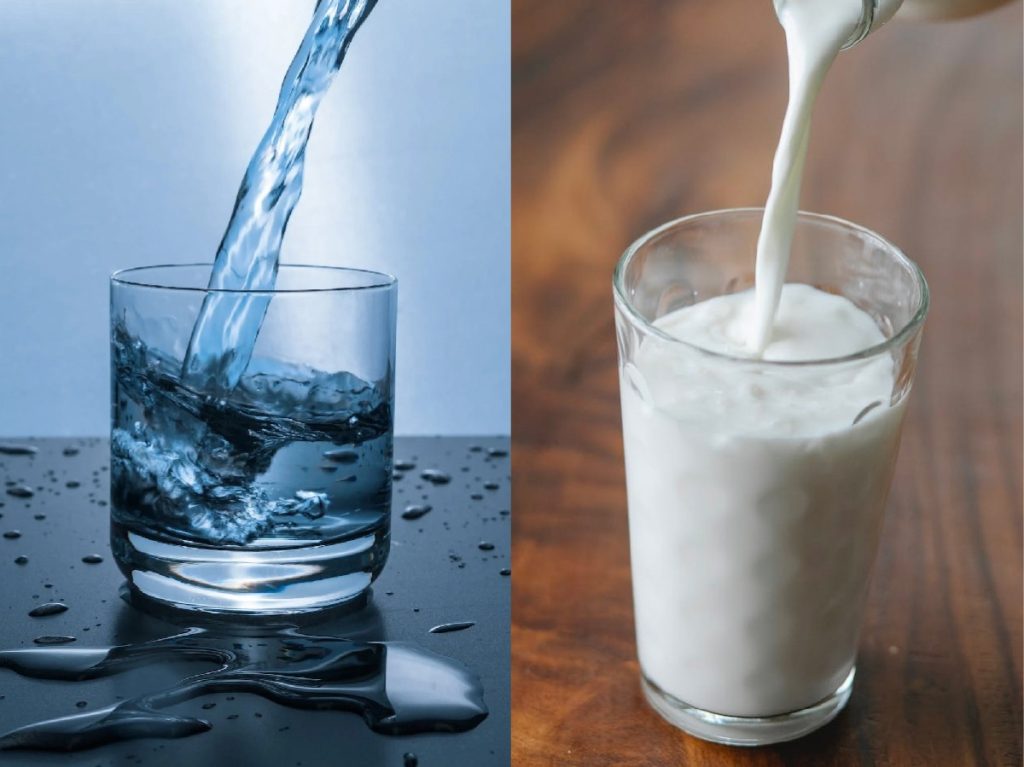برای آبرسانی بهتر پوست در تابستان از آب استفاده کنیم یا شیر؟