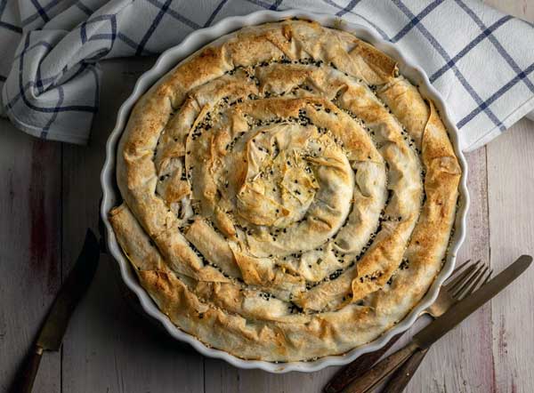 طرز تهیه بورک اسفناج
