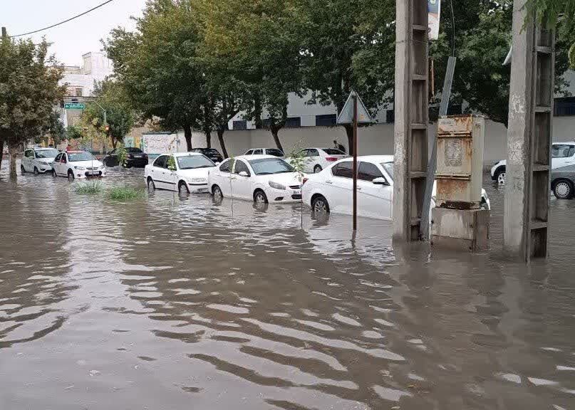 بارش ۱۰۰ میلی‌متری باران در آستارا