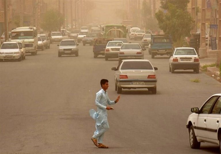 تمرکز آلودگی هوا در نیمه شرقی ایران