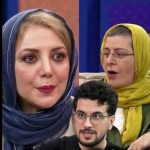 فوتبال بازی کردن دو بازیگر خانم جلوی دوربین